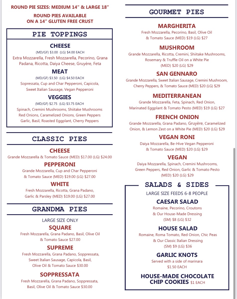 Little Pizza Parlor Menu - Image 5