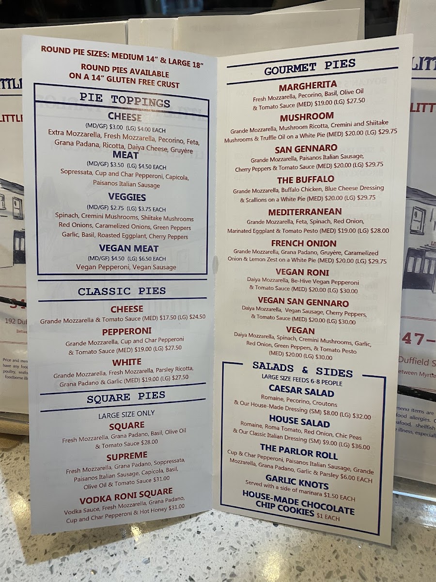 Little Pizza Parlor Menu - Image 6